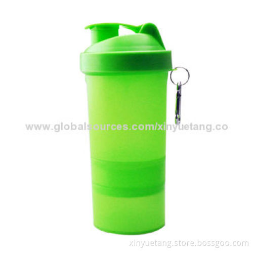 Protein Shaker Bottle with BPA-free, Customized Colors Available